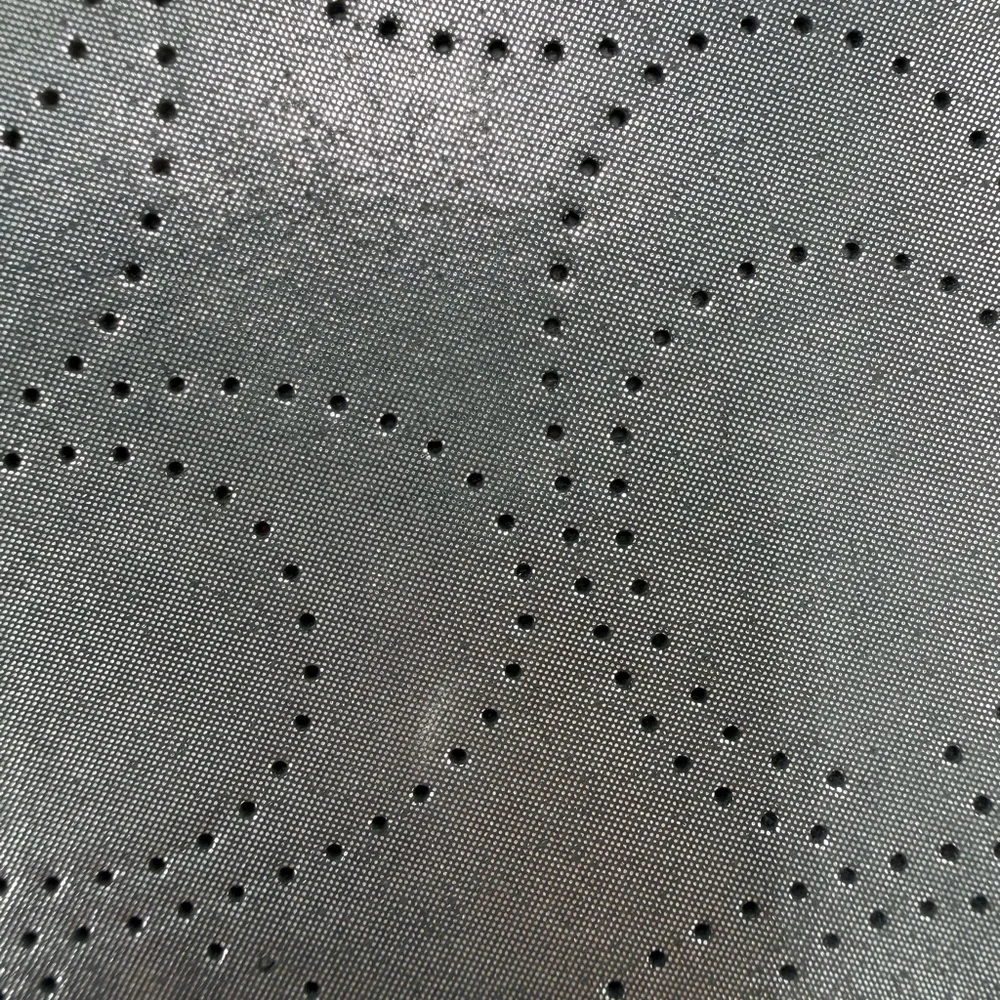 Coach Ashley Metallica Silver Gray Perforated Wallet